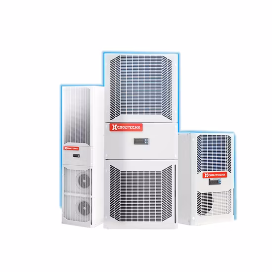 Aire acondicionado industrial del gabinete de las telecomunicaciones de la CA 600W del certificado del CE del refrigerador de aire del gabinete al aire libre de las telecomunicaciones