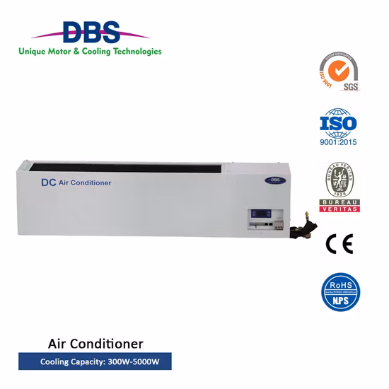 Aire acondicionado tipo split de 48 VCC para refrigeración de refugios de telecomunicaciones al aire libre con arranque suave